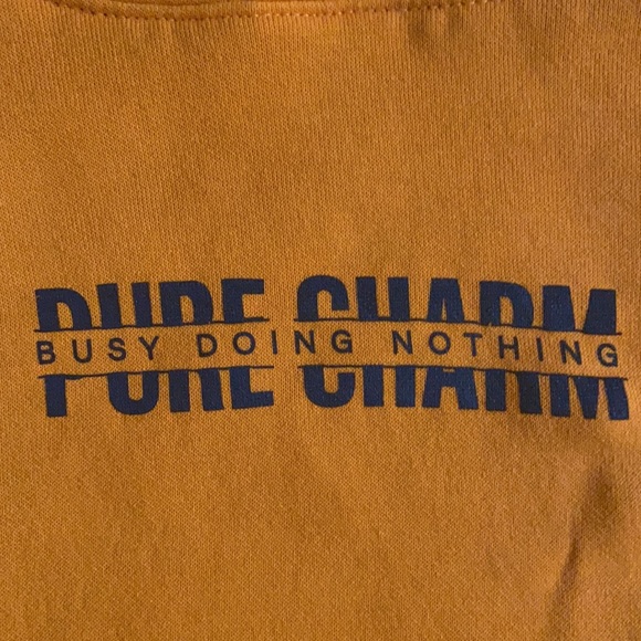 Orange Sweater with Hoodie - Picture 2 of 4